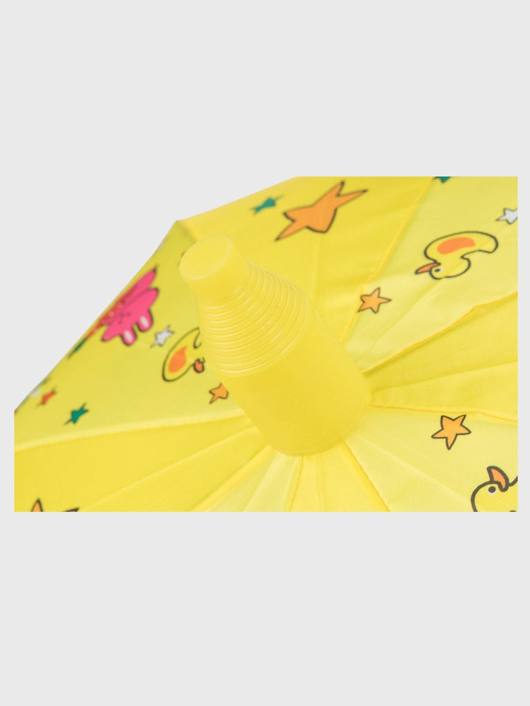 Whimsical_Dinosaur_Monsters_and_Stars_Umbrella_For_Boys_Close_Up_View-