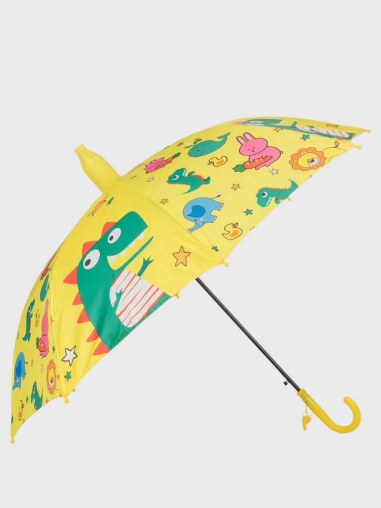 Whimsical_Dinosaur_Monsters_and_Stars_Umbrella_For_Boys_Full_View-