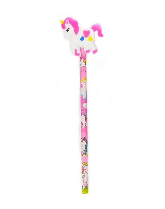 Enchanting unicorn-topped pencil by Yellow Bee, designed to spark imagination in every child.