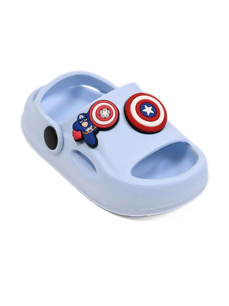 Yellow_Bee_Boys_Captain_America_Shield_Hero_Charm_Sandals_Blue_-_Angle_View