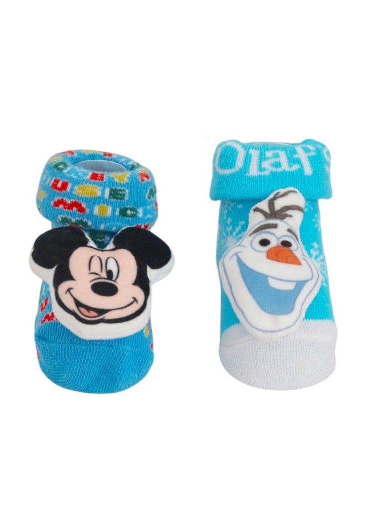 Disney_3D_Socks_Duo_Mickey_Mouse_and_Frozen_Olaf-_Single_Leg_View