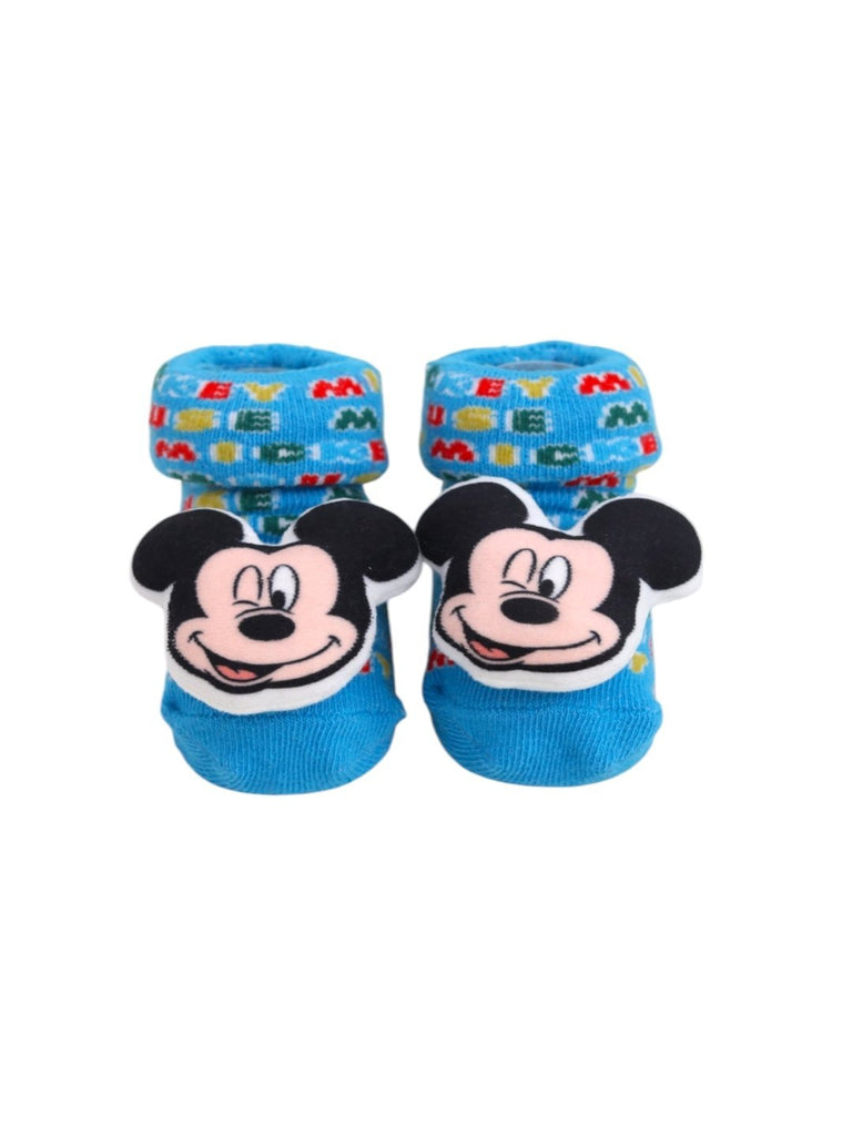 Yellow Bee Boys’ Disney 3D Socks Duo – Mickey Mouse- Front View