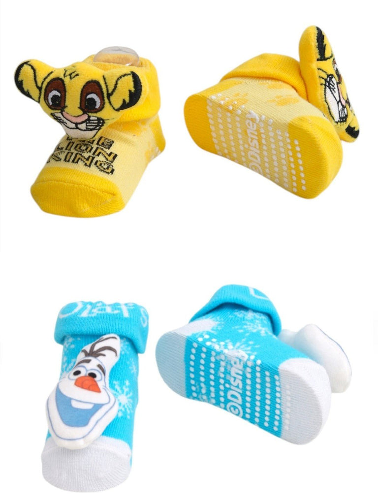 Boys_Disney_3D_Socks_Duo_The_Lion_King_and_Frozen_Olaf-_Front_Back_1