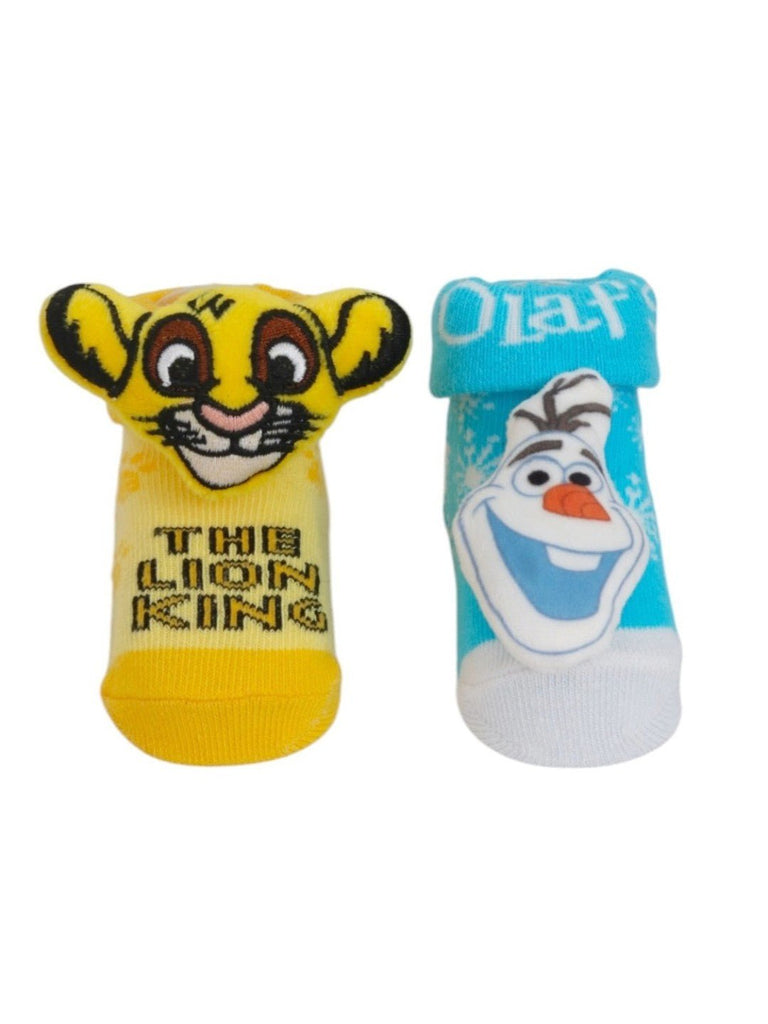 Boys_Disney_3D_Socks_Duo_The_Lion_King_and_Frozen_Olaf-_Single_Leg_View_1