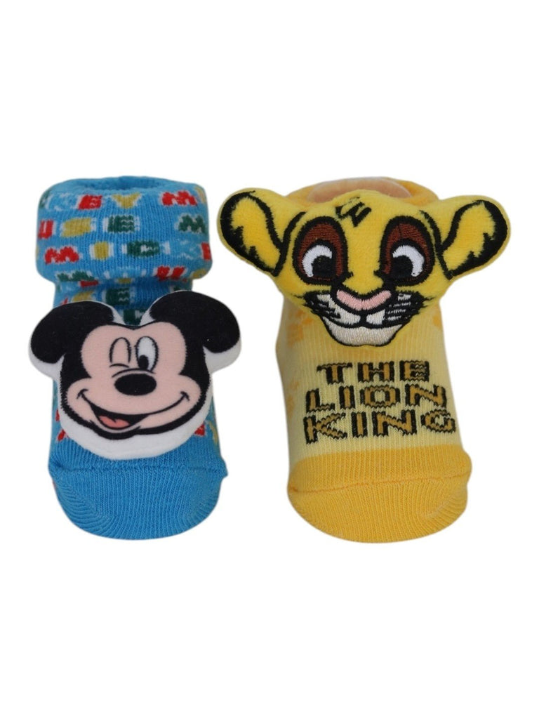 BoysDisney3DSocksDuoTheLionKingandMickeyMouse-SingleLegView_