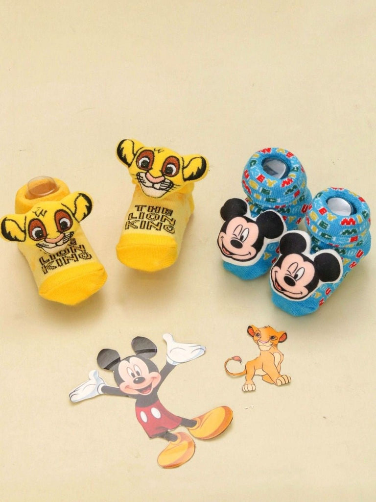 BoysDisney3DSocksDuoTheLionKingandMickeyMouse-Creative