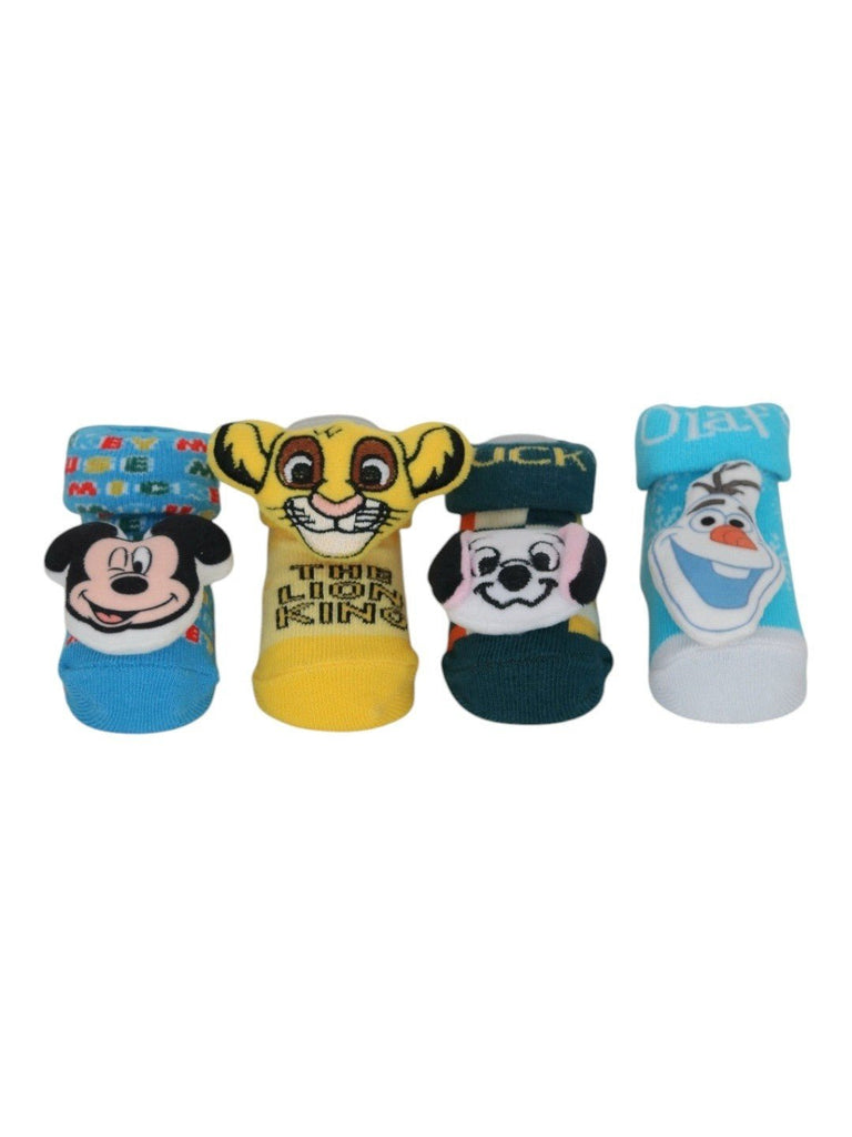 Boys_Disney_3D_Socks_Set_The_Lion_King_101_Dalmatians_Lucky_Dog_Mickey_Mouse_and_Frozen_Olaf-_Single_Leg_View._1