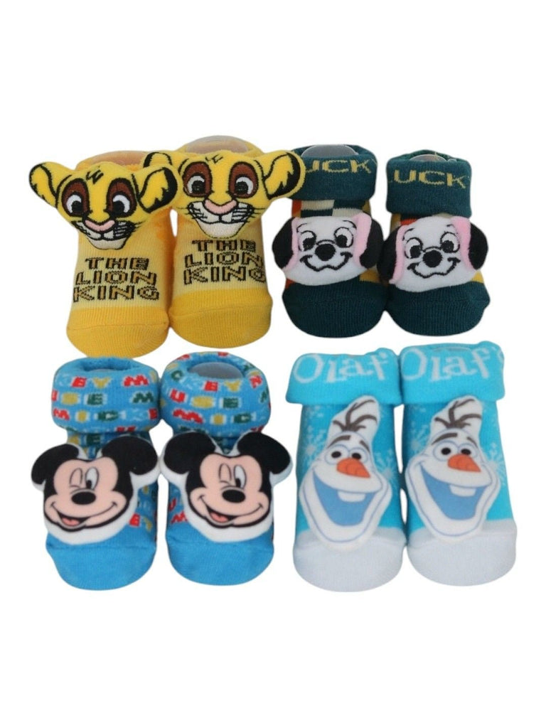 Boys_Disney_3D_Socks_Set_The_Lion_King_101_Dalmatians_Lucky_Dog_Mickey_Mouse_and_Frozen_Olaf-_Full_View._1