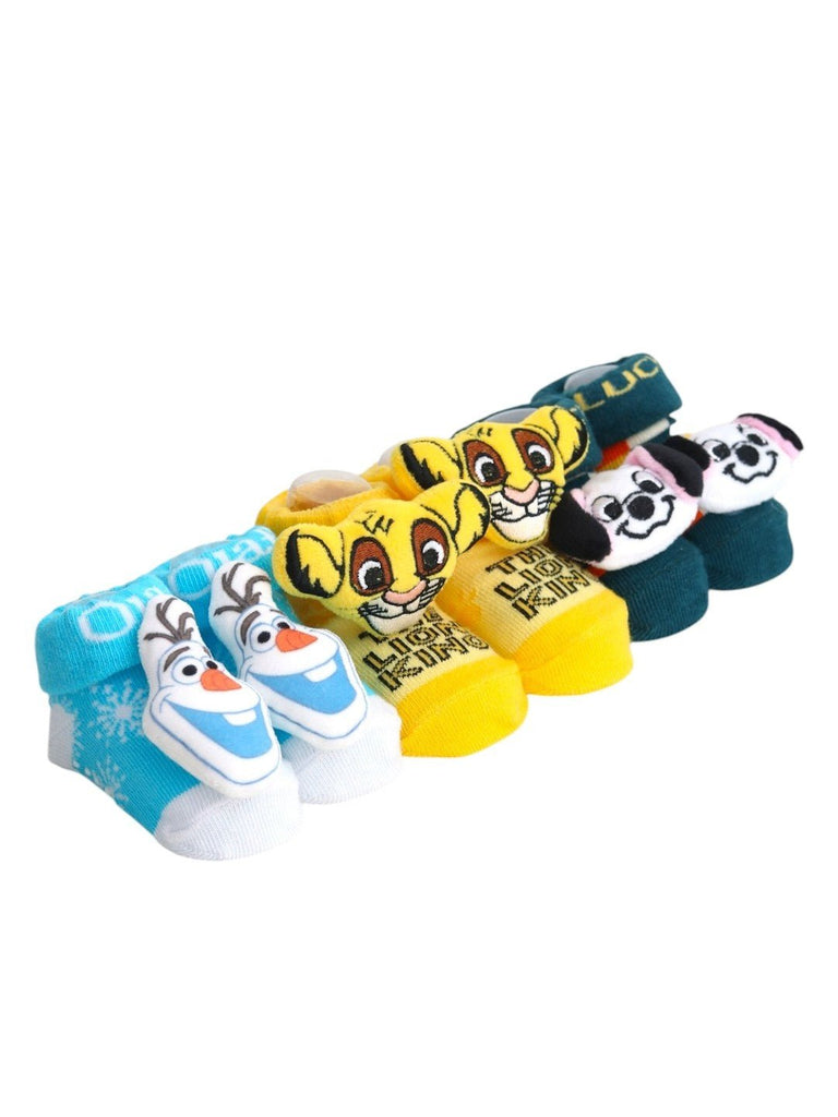 Boys_Disney_3D_Socks_Set_The_Lion_King_101_Dalmatians_Lucky_Dog_Mickey_Mouse_and_Frozen_Olaf-_Single_View-_Side_View_1