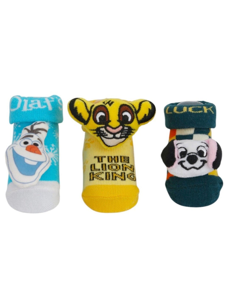 Boys_Disney_3D_Socks_Set_The_Lion_King_101_Dalmatians_Lucky_Dog_Mickey_Mouse_and_Frozen_Olaf-_Single_View_1