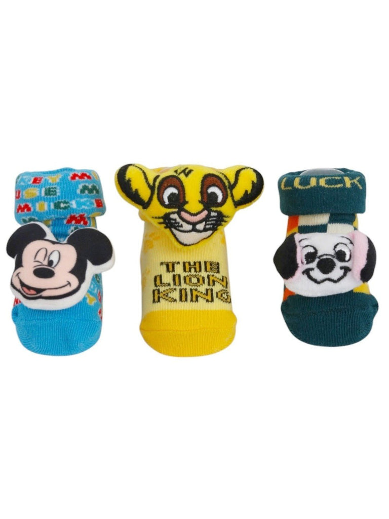 Boys_Disney_3D_Socks_Trio_The_Lion_King_Mickey_Mouse_and_101_Dalmatians_Lucky_Dog-_Single_Leg_1