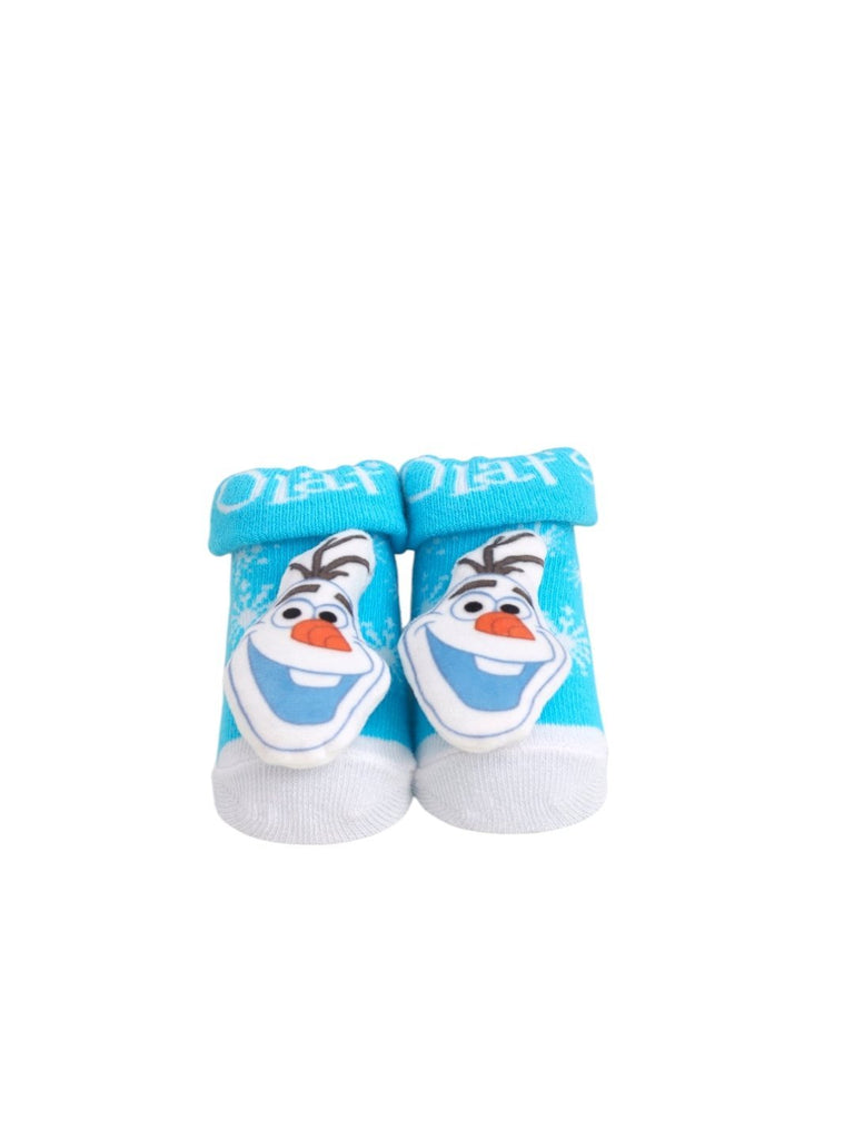 Yellow Bee Boys' Disney Frozen Olaf 3D Socks ront view