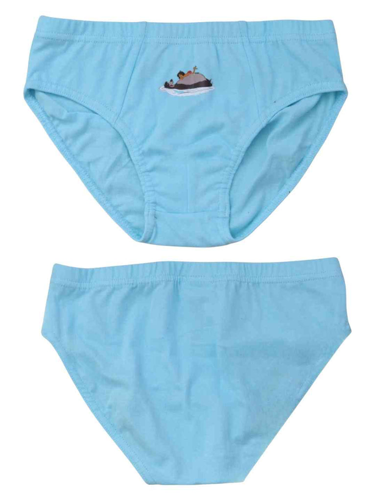 Yellow Bee Boy's Disney Jungle Book Cotton Underwear Briefs – Blue