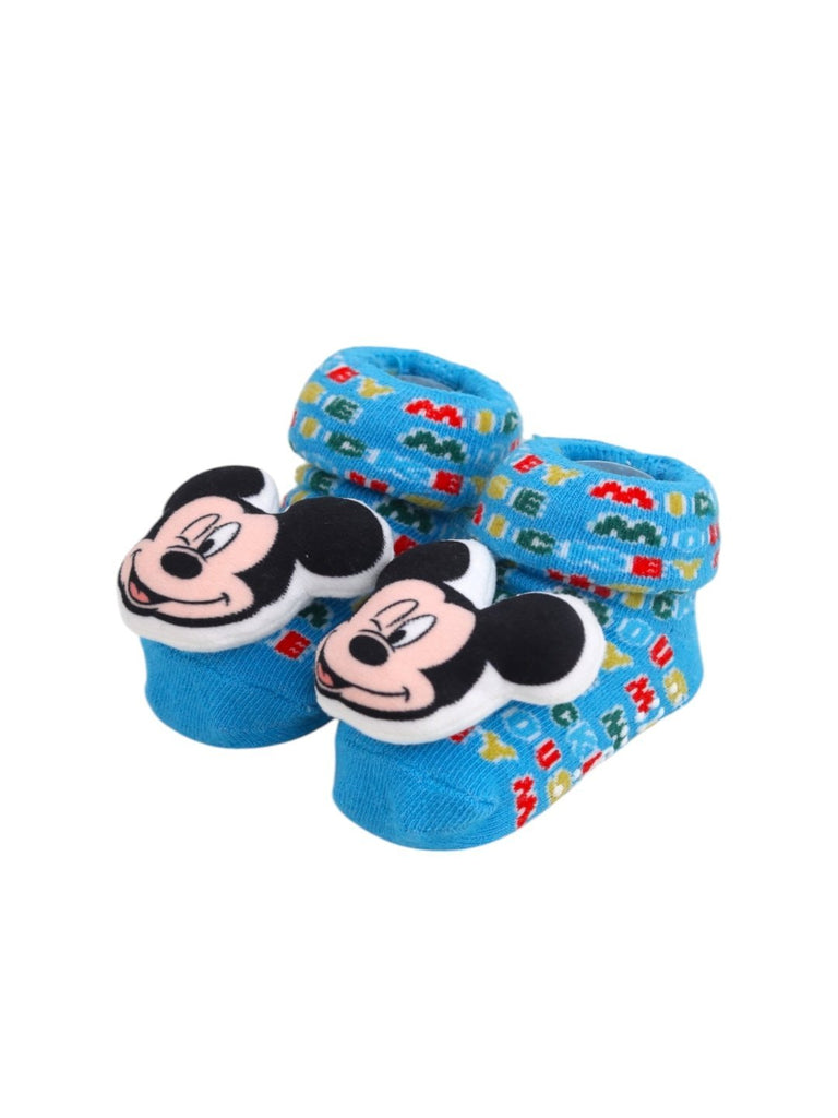 Yellow Bee Boys’ Disney Mickey Mouse 3D Socks angle view