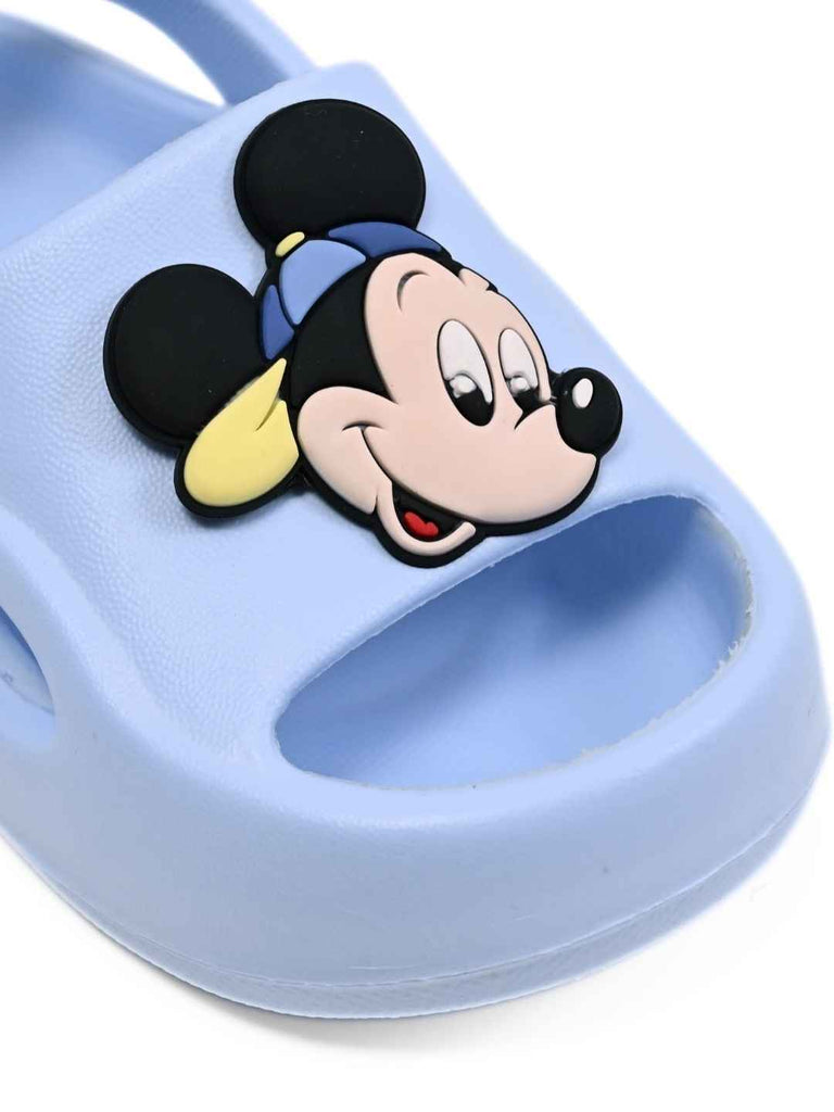 Yellow_Bee_Disney_Mickey_Mouse_Blue_Sandals_for_Boys_Classic_Charm_Edition_-_Close_Up_View