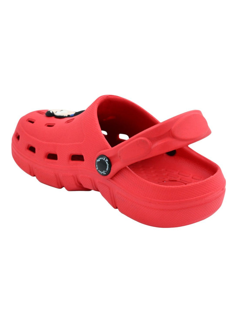YellowBeeBoy_sDisneyMickeyMouseClogsforBoys_Red-BackAngle