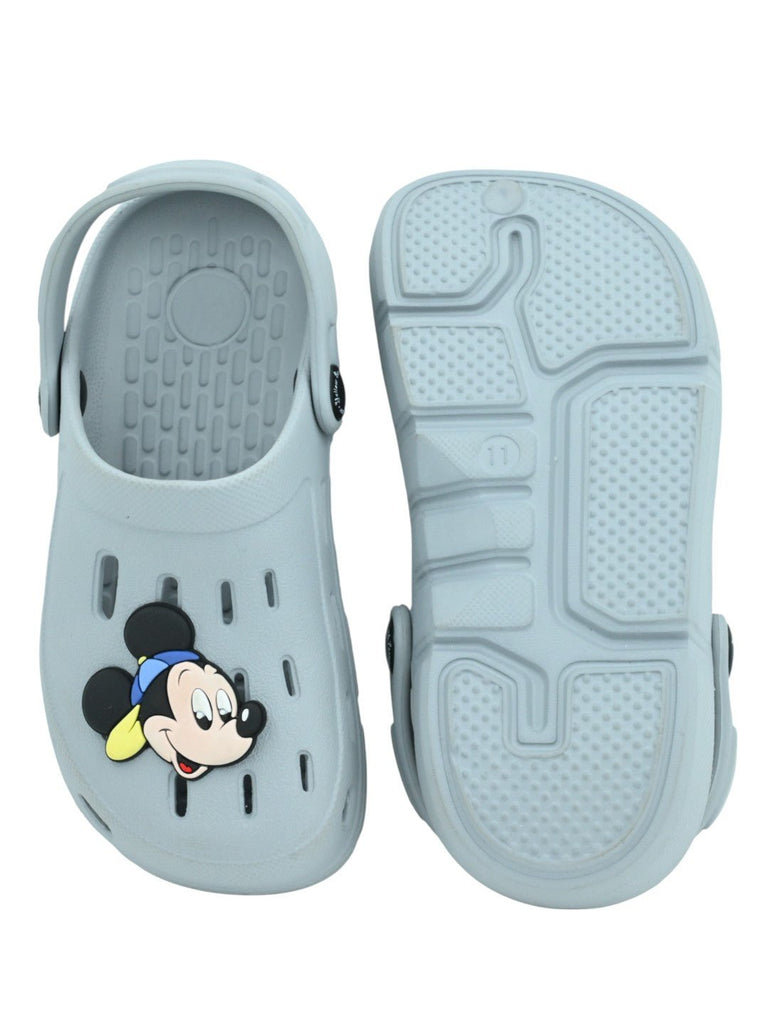 YellowBeeBoy_sDisneyMickeyMouseClogsforBoys_Grey-Top_BottomView
