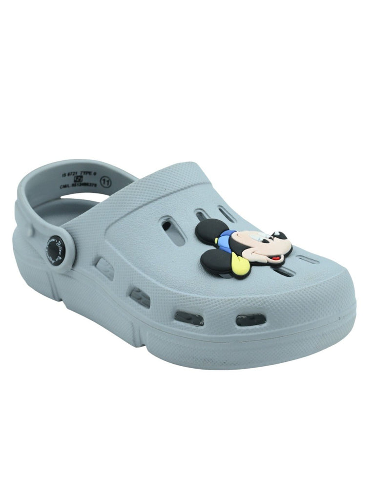 YellowBeeBoy_sDisneyMickeyMouseClogsforBoys_Grey-AngleView