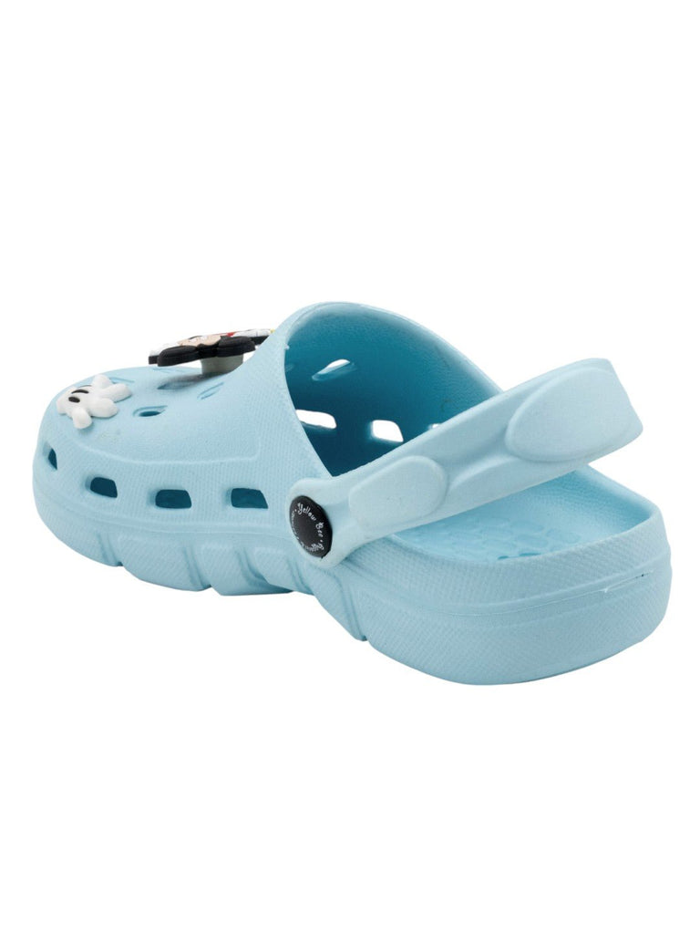 YellowBeeBoys_DisneyMickeyMouseClogswith3DCharacterCharm_LightBlue-BackView