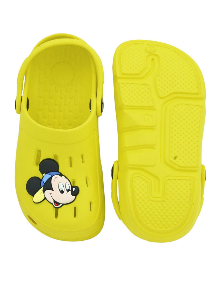 YellowBeeBoy_sDisneyMickeyMouseClogsforBoys_Yellow-Top_BottomView