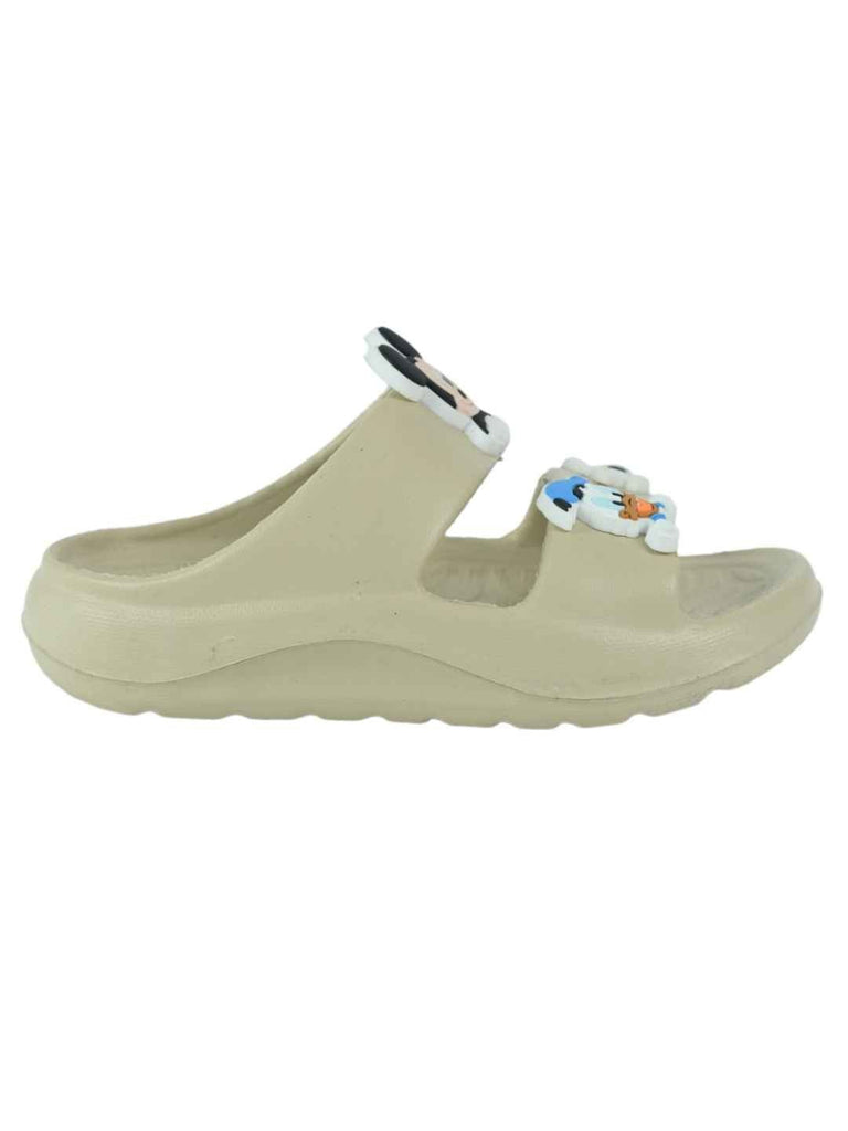 Yellow_Bee_Boys_Disney_Slides_with_Mickey_Donald_Glove_Charms_Cream_-_Side_View