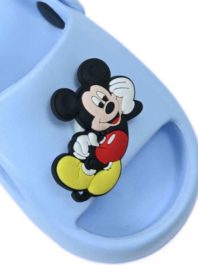Yellow_Bee_Boys_Disney_Blue_Sandals_with_Rotating_Mickey_Mouse_Charms_-_Close_Up_View
