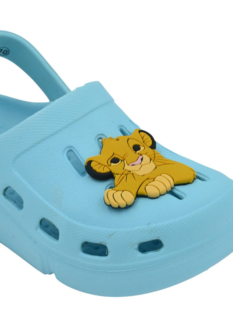 YellowBeeBoy_sDisneySimbaClogswith3DLionKingCharmforBoys_Blue-CloseUpView