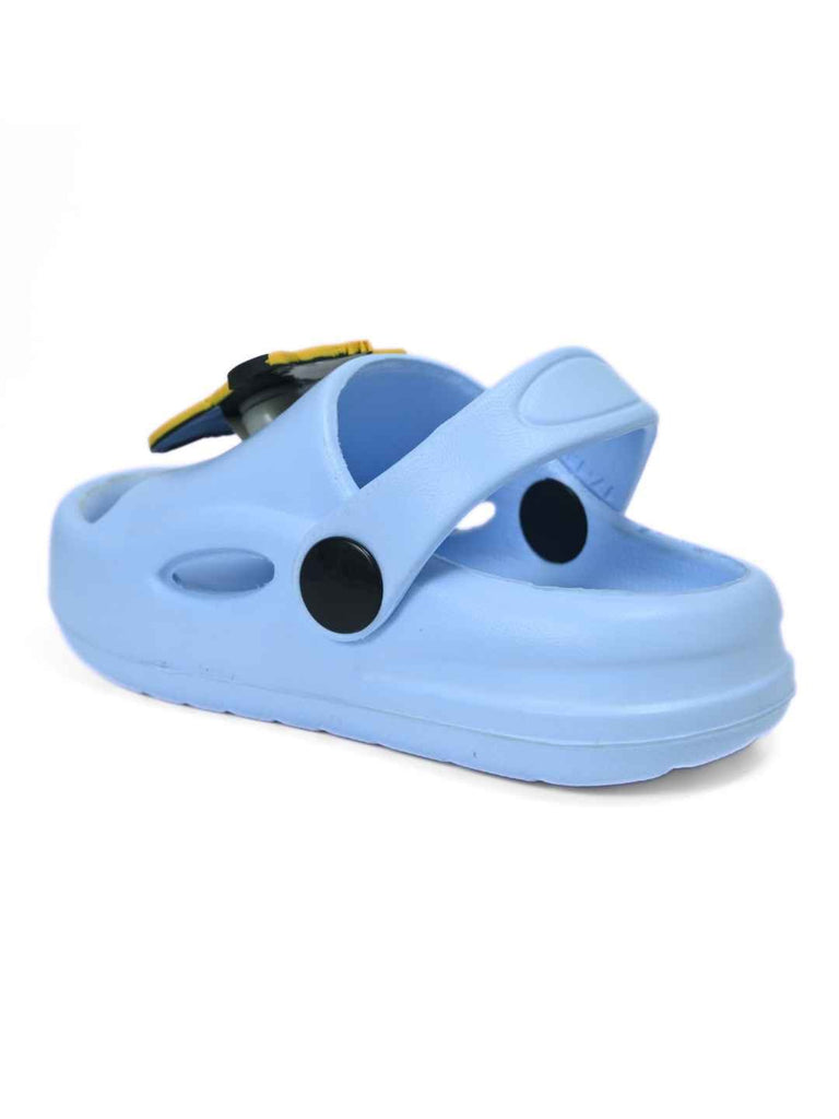 Yellow Bee Boys’ Disney The Lion King Simba Rotating Charm Sandals- Blue- Back View