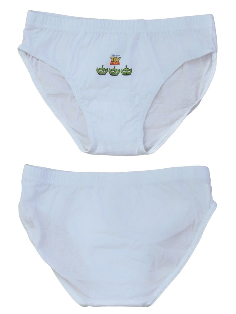 Yellow Bee Boy's Disney Toy Story Cotton Underwear Briefs – White