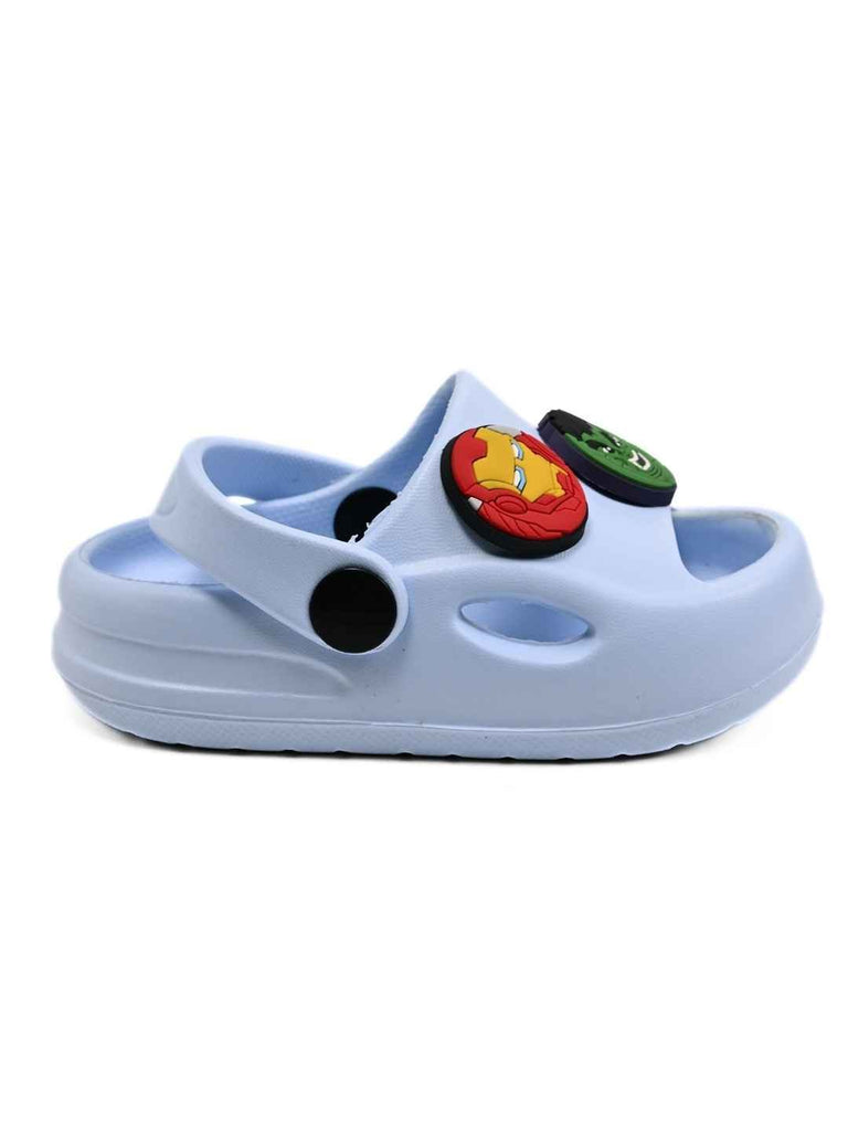 Yellow_Bee_Boys_Marvel_Avengers_Sandals_Iron_Man_Hulk_Captain_America_Charms_Blue_-_Side_View