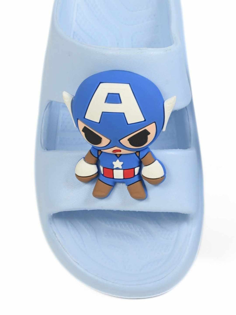 Fun & Stylish Marvel Captain America Decorative Slides for Boys Blue - Front Zoom View