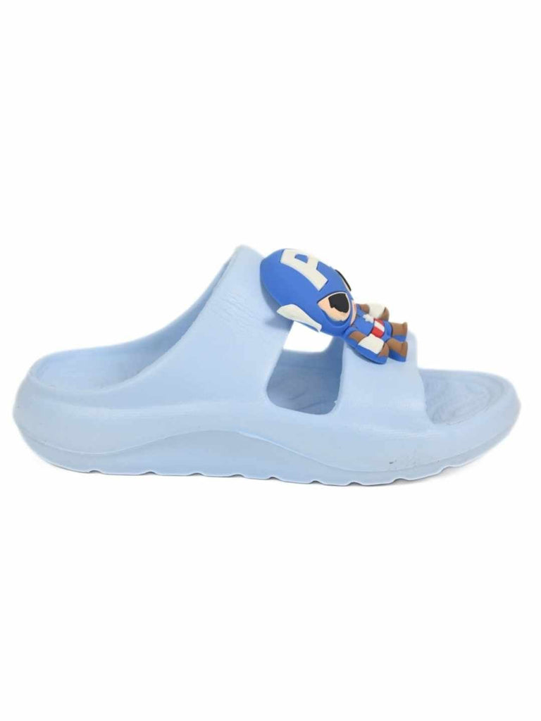Fun & Stylish Marvel Captain America Decorative Slides for Boys Blue - Side View