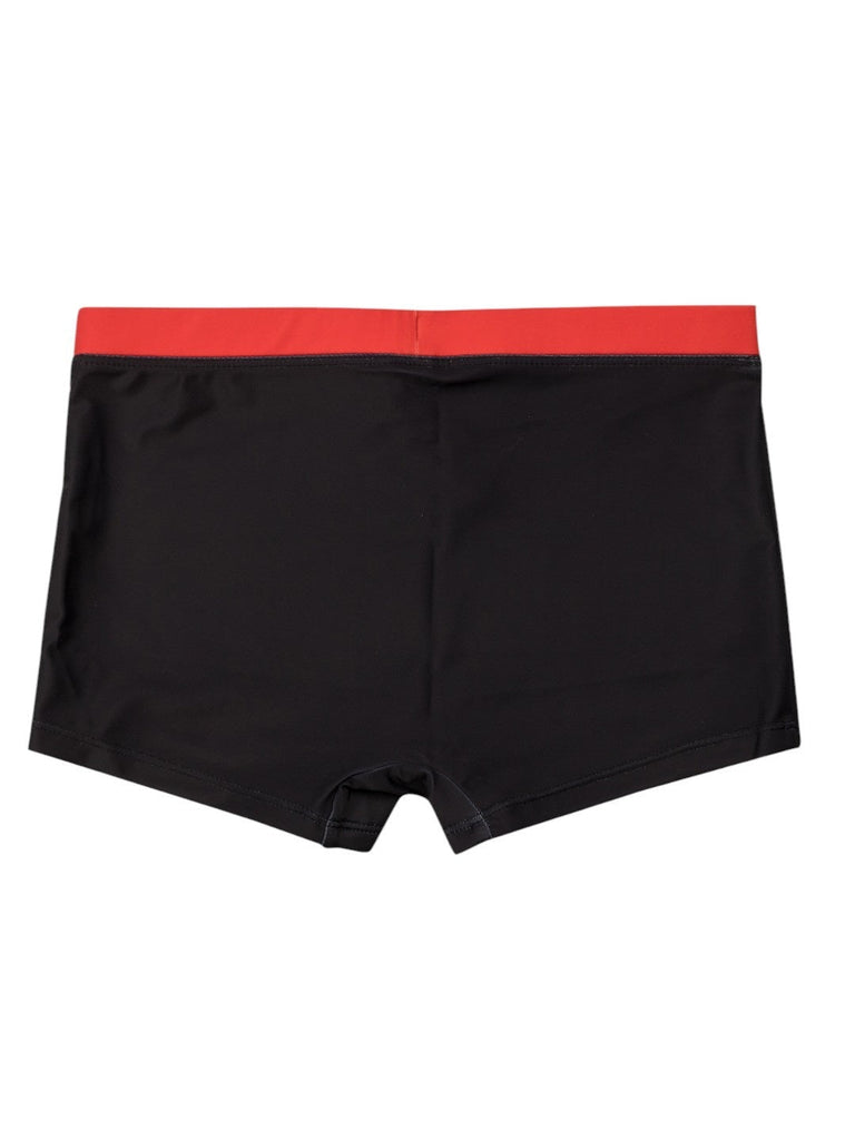 Yellow Bee Boys’ Spider-Man Swim Shorts – Bold Black Design with Striking Hero Graphic-Back View