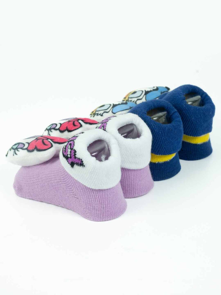 Yellow Bee Disney 3D Socks Combo – Donald & Daisy Duck for Boys and Girl-Back View