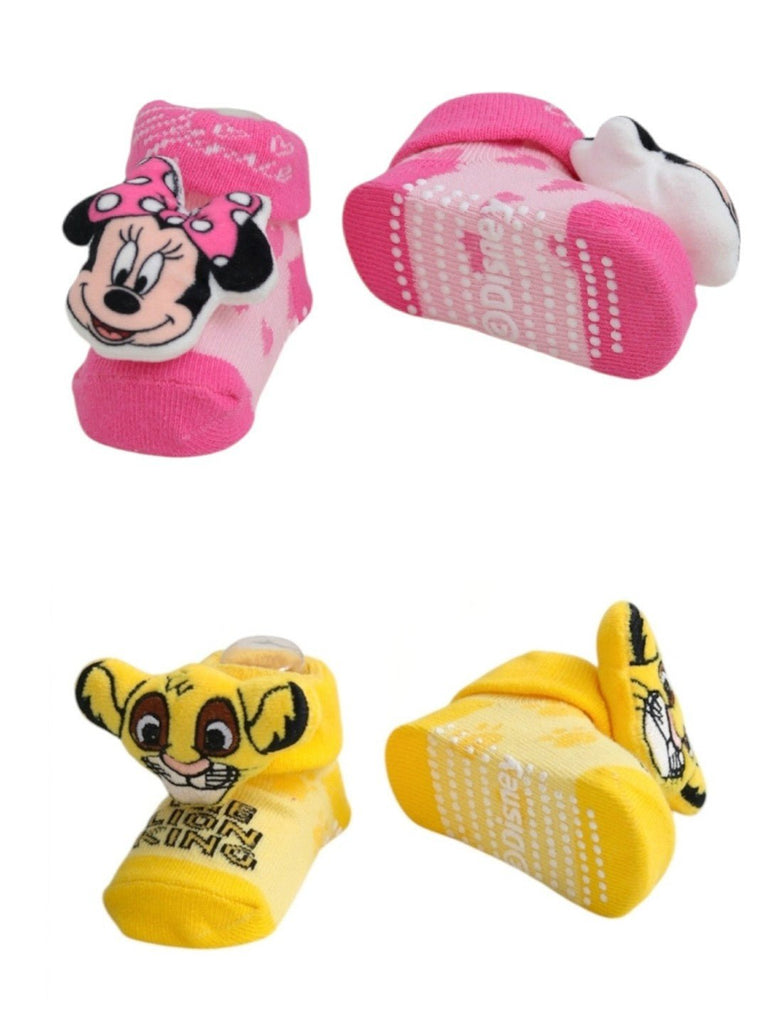 Disney_3D_Socks_Combo_Minnie_Mouse_The_Lion_King_For_Boys_Girls-_Front_Back_View_1