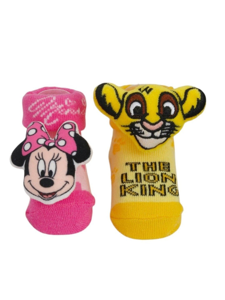 Disney_3D_Socks_Combo_Minnie_Mouse_The_Lion_King_For_Boys_Girls-_Single_Leg_View_1