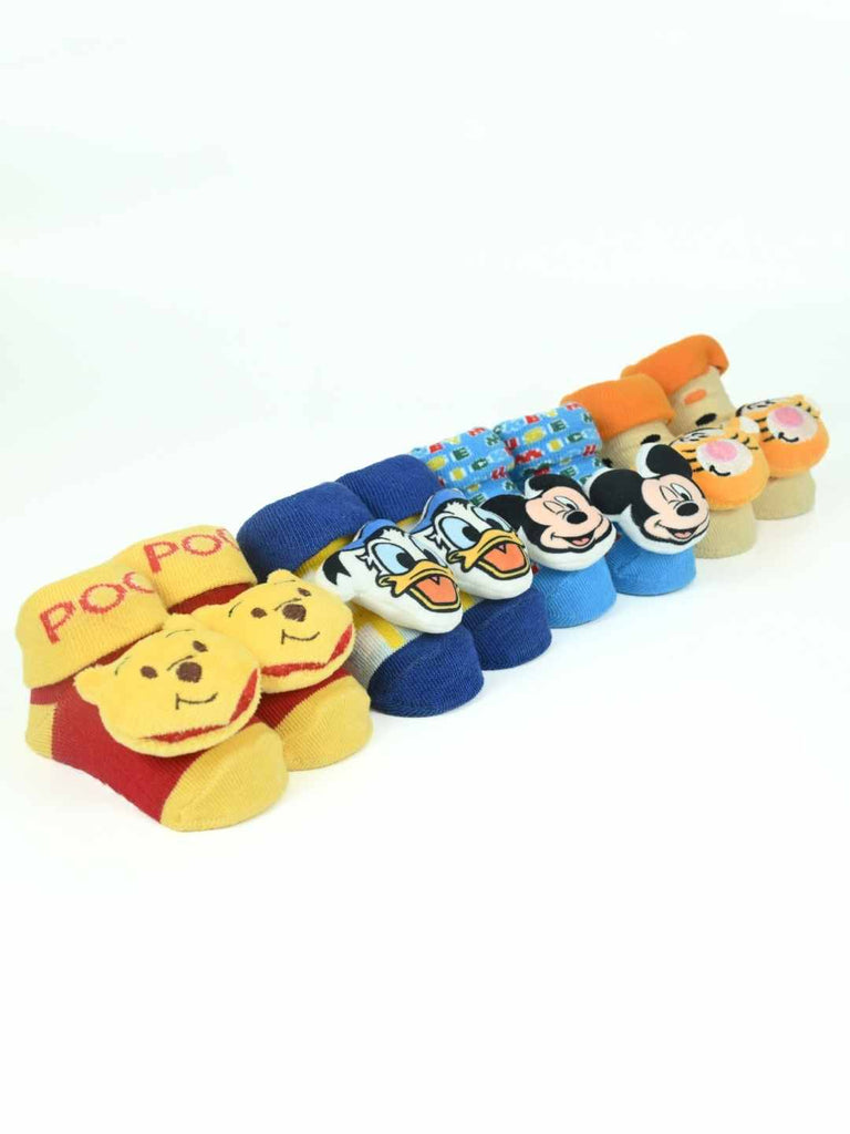 Yellow_Bee_Disney_3D_Socks_Combo_Mickey_Donald_Tigger_Winnie_the_Pooh_for_Boys-_Angle View