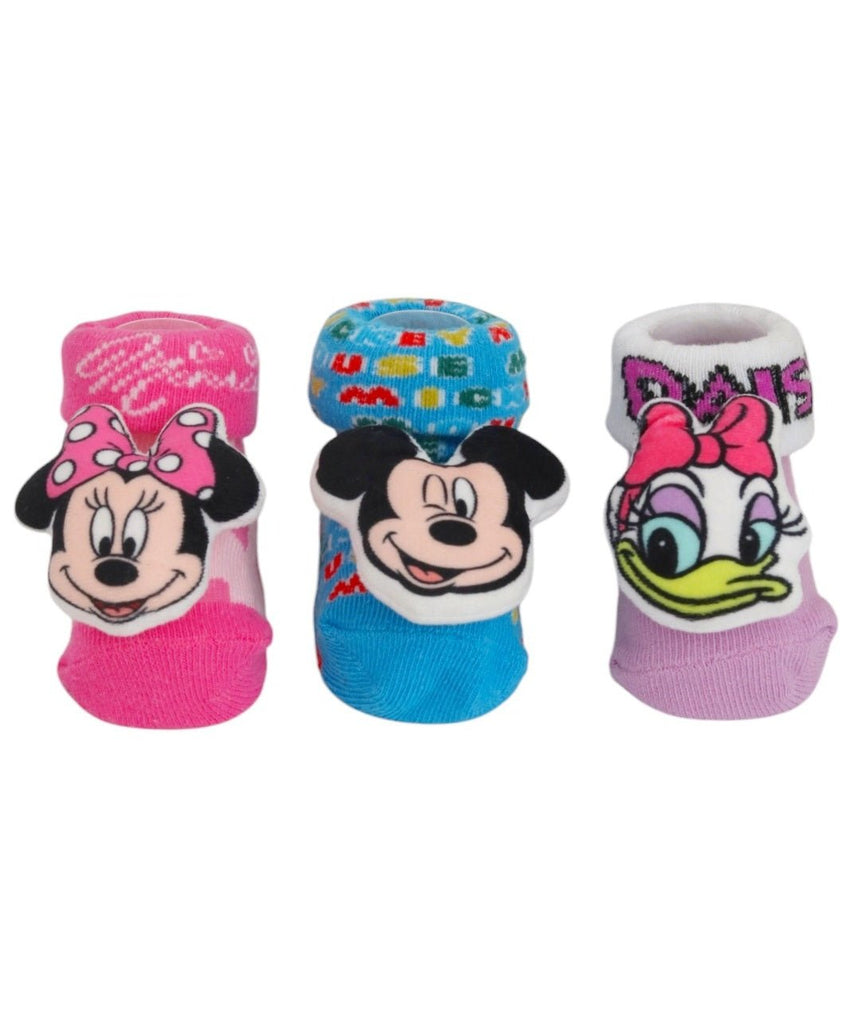 Disney_3D_Socks_Trio_Mickey_Minnie_Mouse_and_Daisy_Duck_For_Boys_Girls-_Single_Leg_View