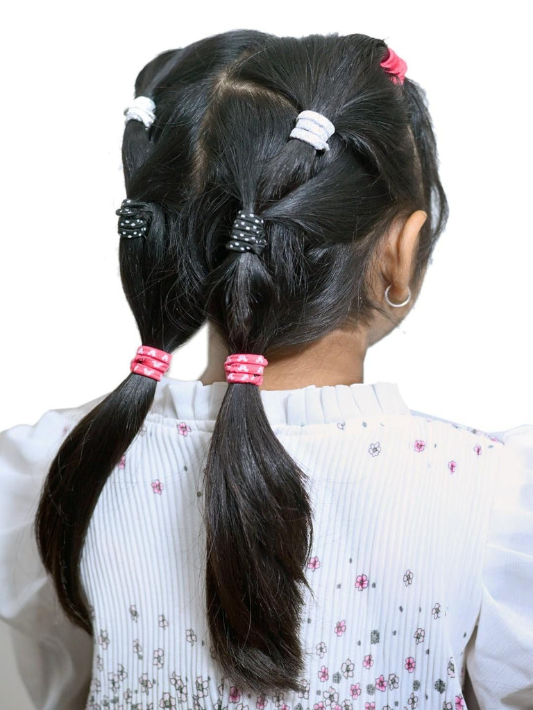 Yellow Bee Disney Minnie Mouse Hair Tie Set with Matching Clutcher -Model 1