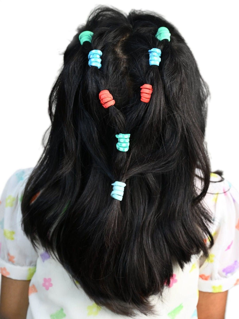 Yellow Bee Disney Moana Hair Tie Set with Matching Clutcher-Creative View