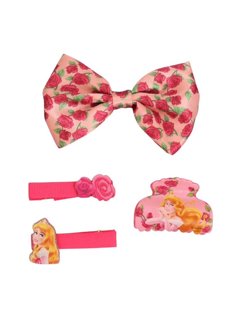 Yellow Bee Girl's Aurora Hair Essentials Gift Set- 8 Pieces-Full Close up view