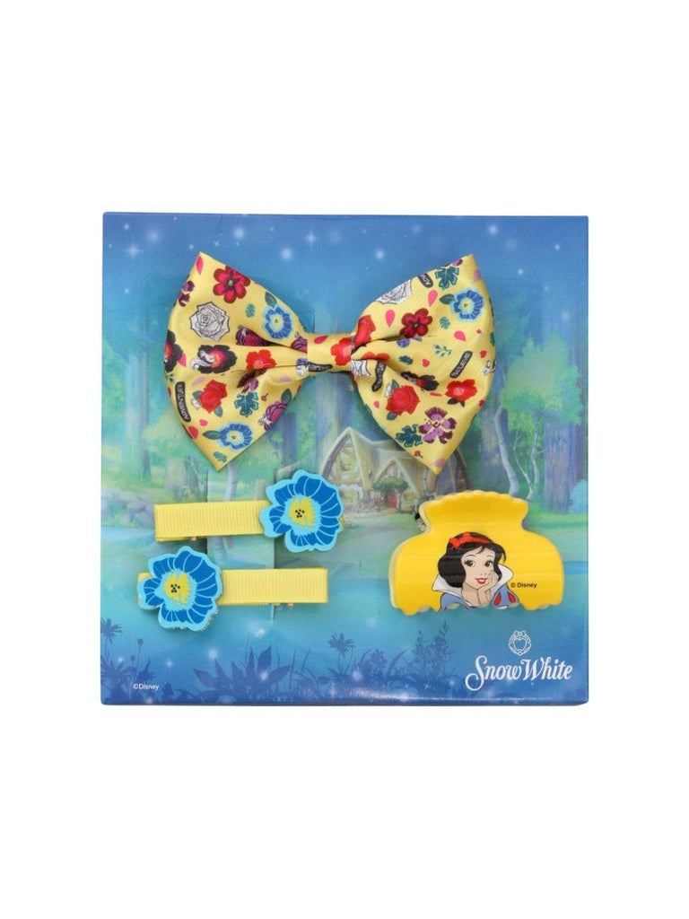 Yellow Bee Girl's Disney Aurora & Snow White Hair Essentials Gift Set- 8 Pieces-Full View-2