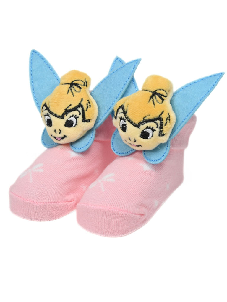Yellow_Bee_Girl_s_Disney_Fairy_Tinker_Bell_Socks_with_Blue_Wings-_Pink_-_Angle View