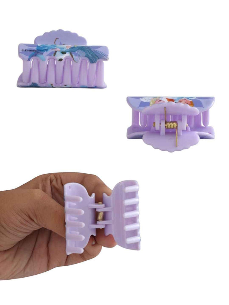 Yellow Bee Girls’ Disney Frozen Elsa & Anna Hair Accessory Gift Set – Showing Close up view of Clutcher 