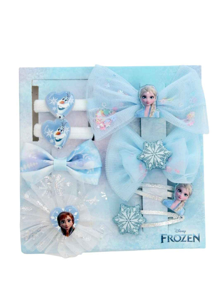 Yellow Bee Girls’ Disney Frozen Hair Accessory Gift Sets – 8 Pieces, Multi- Close up View