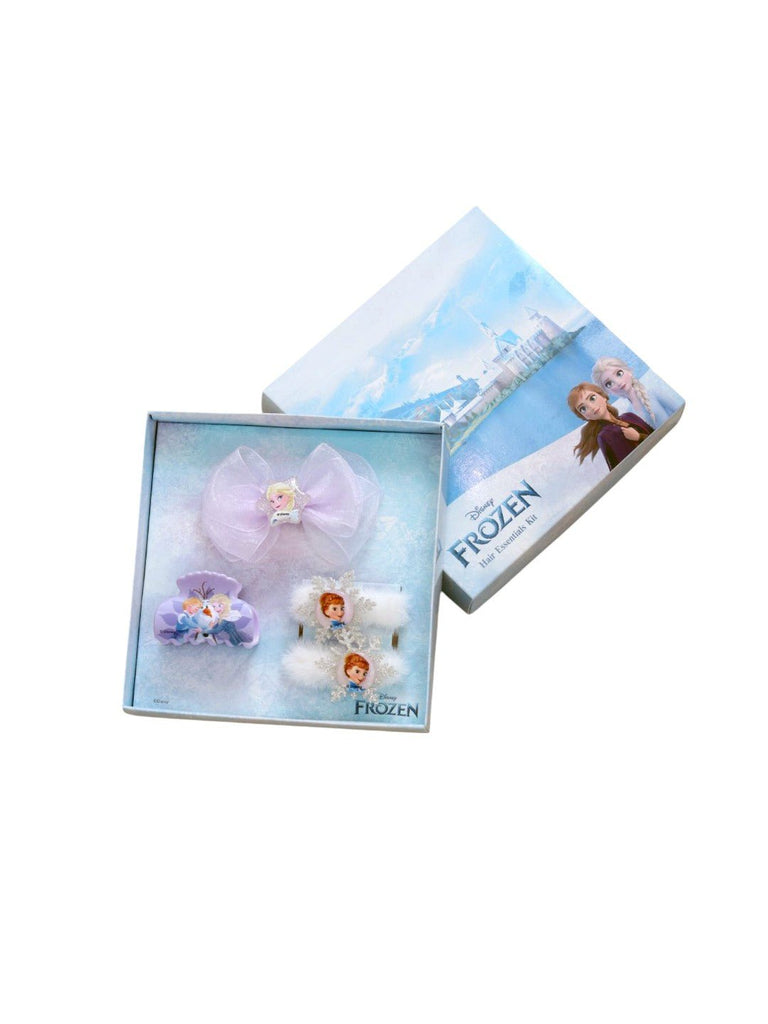 Yellow Bee Girl's Disney Frozen Hair Essentials Gift Set for Girls- 8 Pieces-Full View