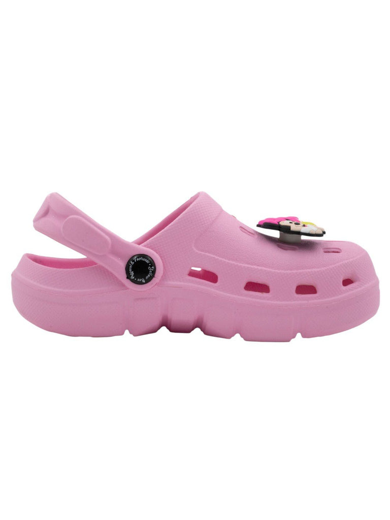 YellowBeeGirls_DisneyMinnieMouseClogswith3DCharacter_BowCharms_Pink-SideView