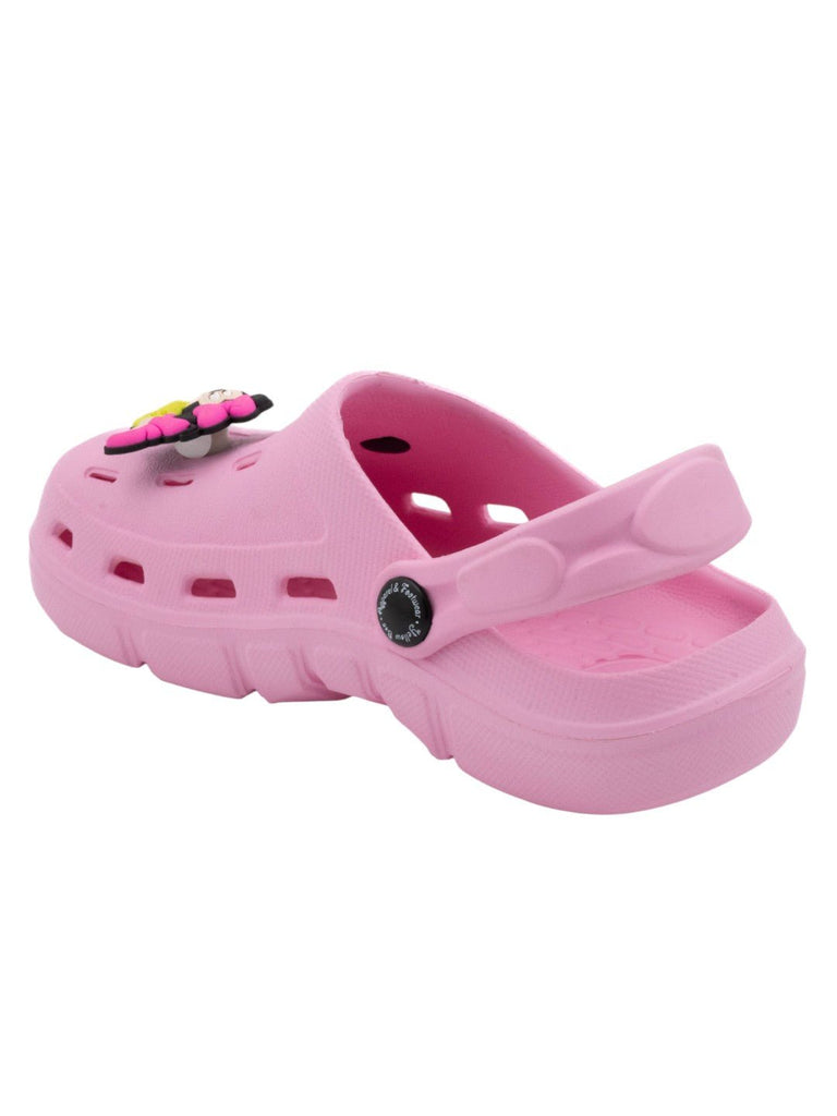 YellowBeeGirls_DisneyMinnieMouseClogswith3DCharacter_BowCharms_Pink-BackView