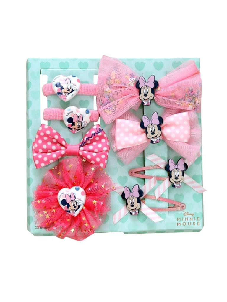 DisneybyYellowBeeMinnieMouseHairAccessoryGiftSetforGirls_Pink-Closeupview