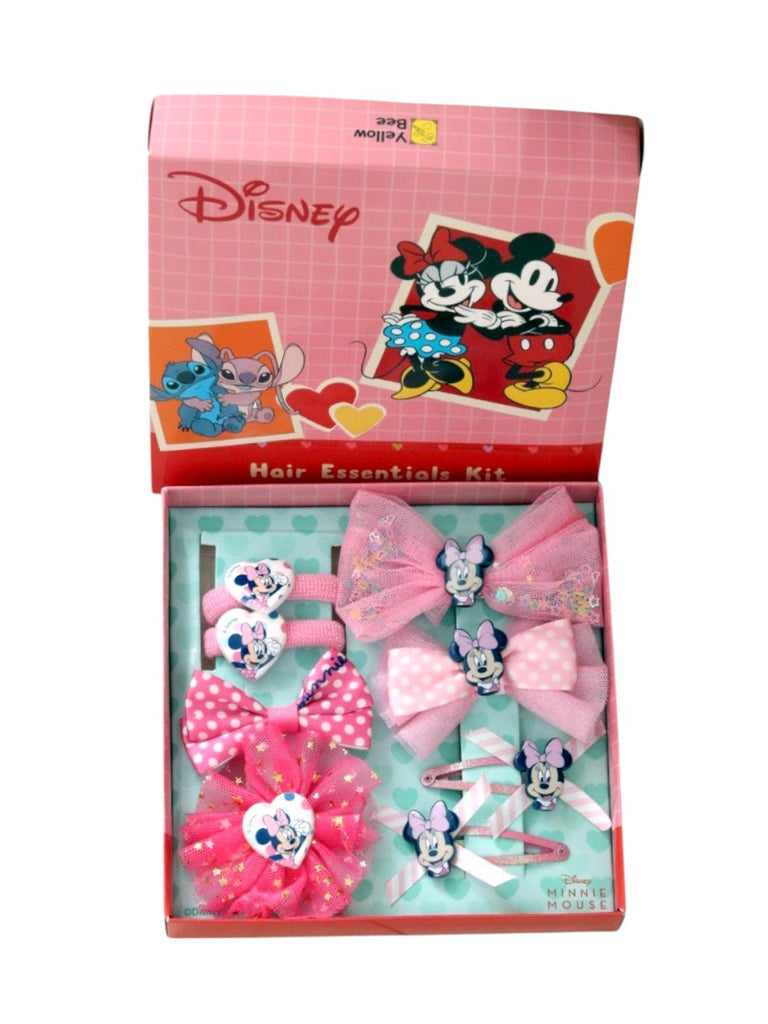 DisneybyYellowBeeMinnieMouseHairAccessoryGiftSetforGirls_Pink-Front View